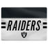 NFL Las Vegas Raiders White Striped Surface Laptop 2 Skin